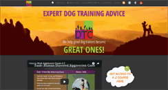 Desktop Screenshot of dogtrainersconnection.com